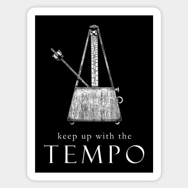 In Tempo-Music-Metronome-Conductor-Musician Sticker by StabbedHeart